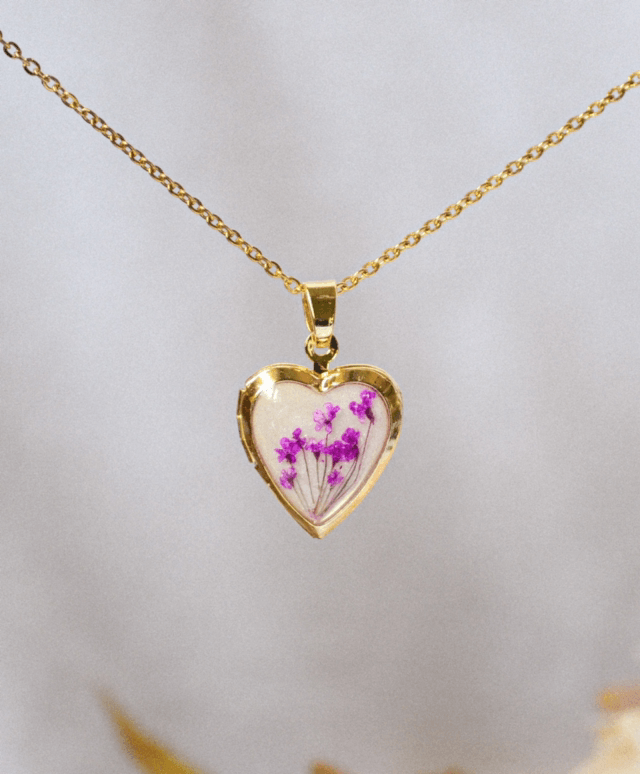 Locket Gold Heart