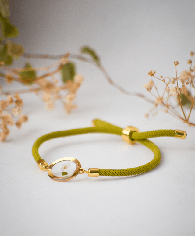 Pulseira verde claro