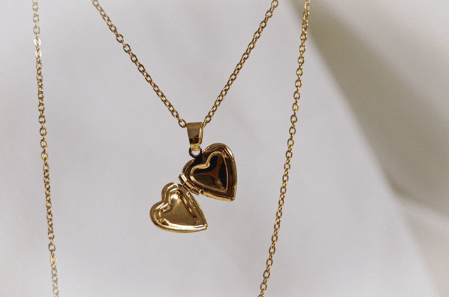 Locket mini coração