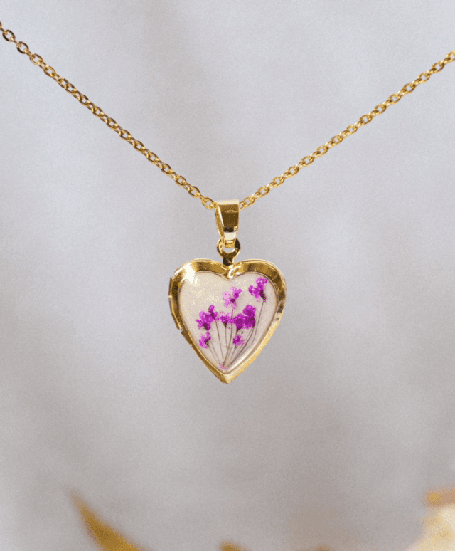Locket Gold Heart