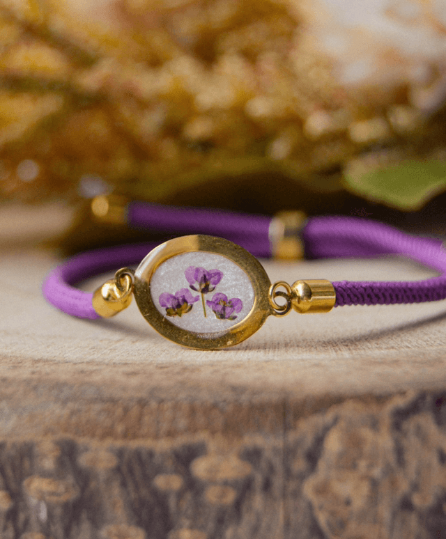 Pulseira 3 flores 