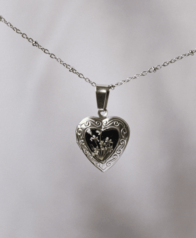 Locket Silver Heart